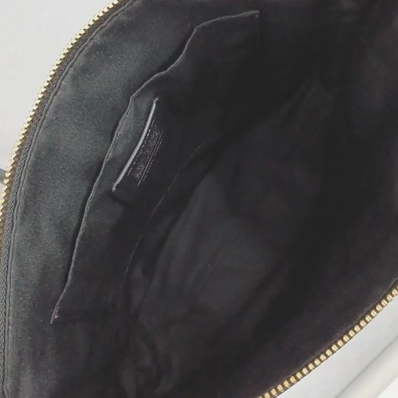 Coach Black Crossbody Bag with Gold Accents - Picture 4 of 8